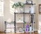 Cube Storage Organizer,6 Cube Closet Organizers and Storage,Wire Metal Grids Bookshelf,Stackable Modular Shelves,Cube Storage Organizer Bins for Home,Office,Kids Room,Black